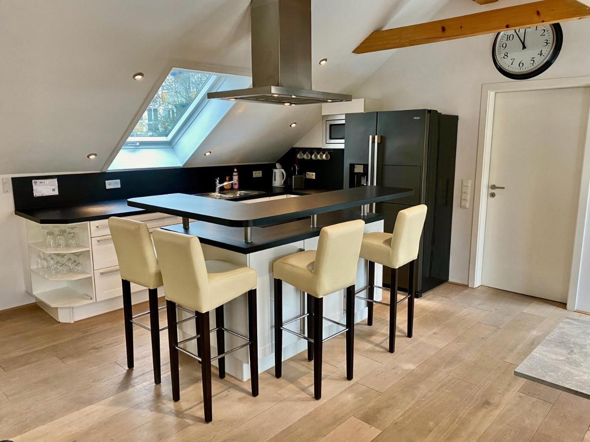 Апартаменти Luxurioeses Studio Im Zentrum, Balkon, Kamin, Klima Равенсбург Екстер'єр фото